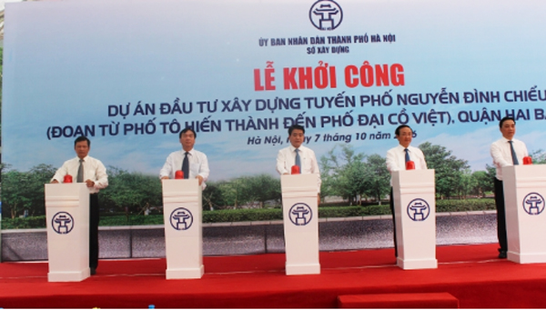 Hà Nội: Đầu tư gần 200 tỷ đồng xây dựng đường Nguyễn Đình Chiểu